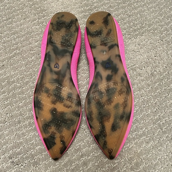 Rothy’s Dragonfruit Hot Pink The Point Flat - Picture 6 of 12